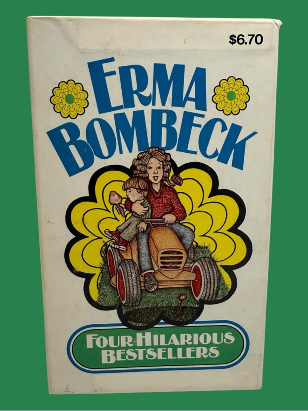 Vintage Set of 4 Erma Bombeck Books Four Hilarious Bestsellers Humor 60s 70s